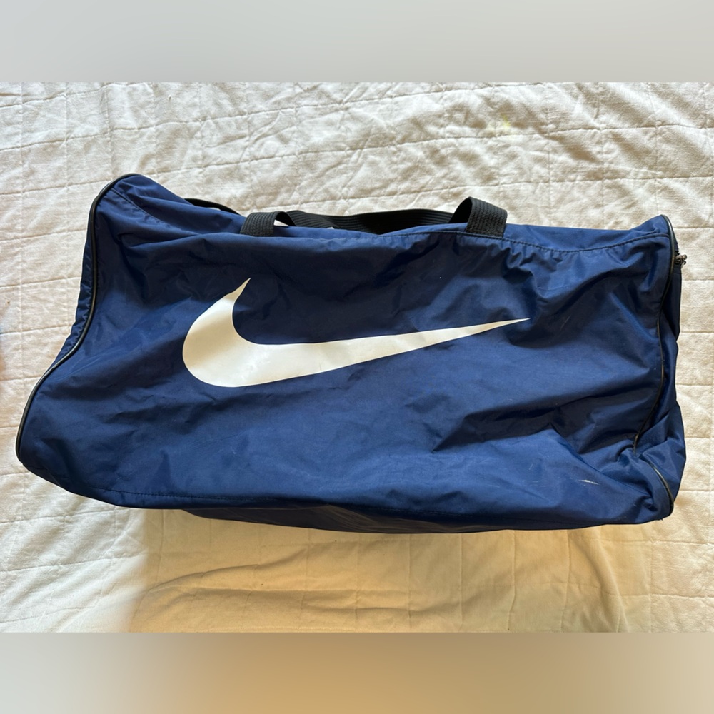 Blue Nike Duffel Bag